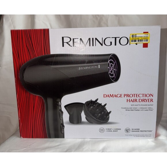 Remington Other - New Remington Damage Protection Ceramic Hair Dryer - 1875 Watts